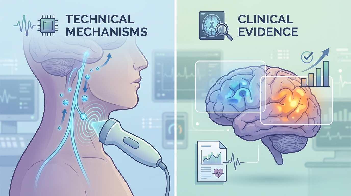 Low-Intensity Focused Ultrasound VNS: Technical Mechanisms and Clinical Evidence